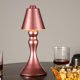 thumbnail image 1 of Lámpara de mesa LED inalámbrica para restaurante, lámpara de escritorio con batería recargable con control táctil, lámpara de mesa para exteriores para hoteles, mesa de café, 2000 mAh, rosa Zhivalor BST3080067, 1 of 5