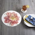 thumbnail image 2 of Wipe-Clean Round Reversible Shaped Place mats, Spring Meadow, Set of 2, Made in The USA, 2 of 3