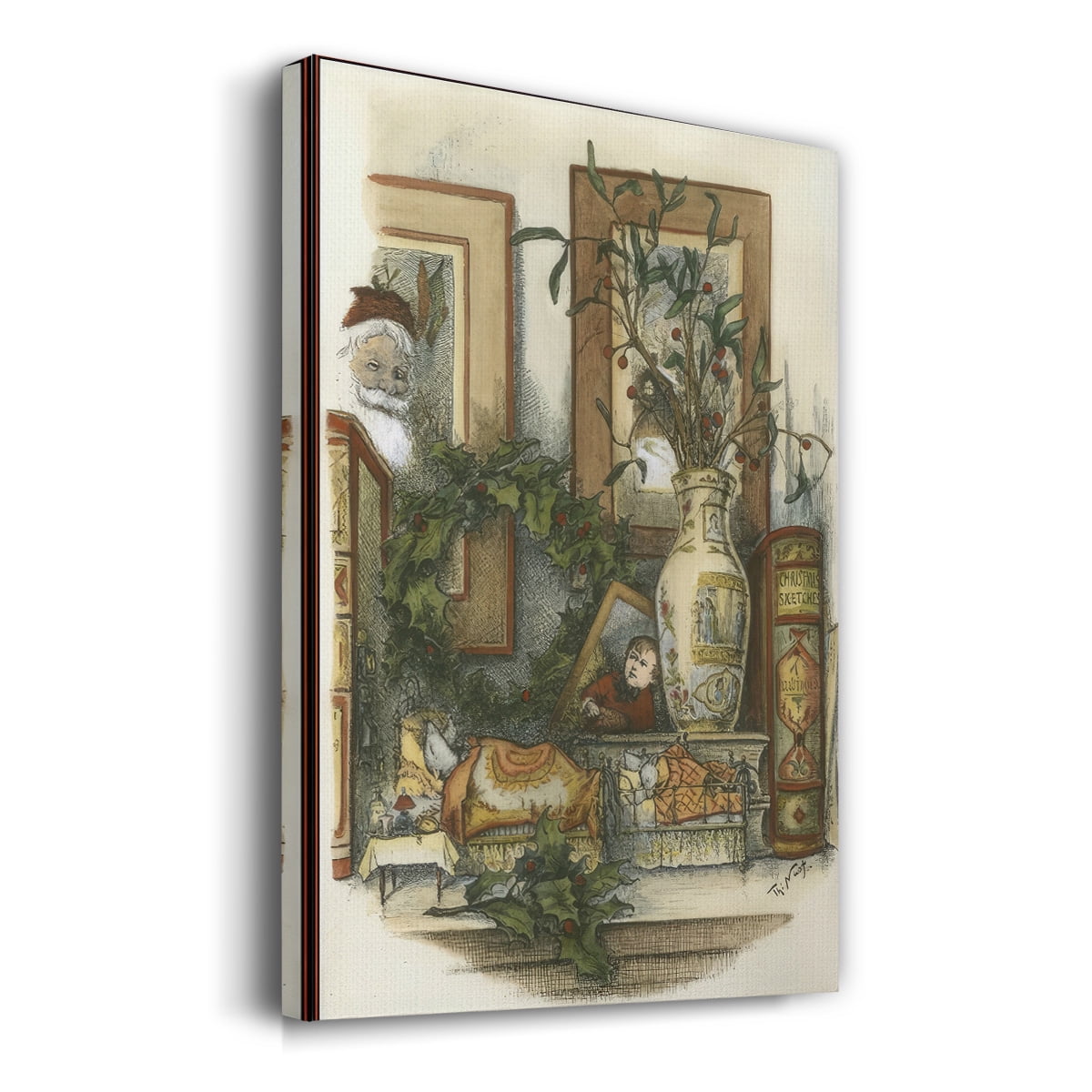 Not a Creature was Stirring- Gallery Wrapped Canvas