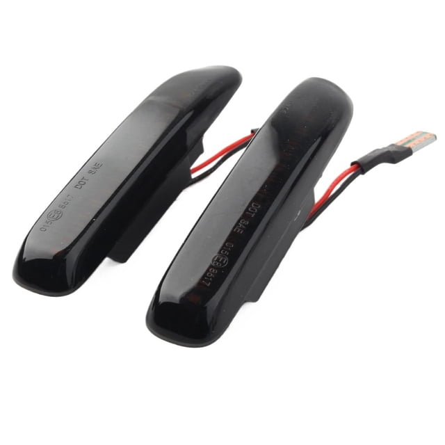 2pcs Car Sequential Dynamic Side Marker Lamp Turn Signal Light For BMW 3 Series E46 Coupe Sedan Touring 1999-2001