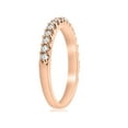 thumbnail image 3 of 1/2CT Diamond Ring 14k Rose Gold Womens Wedding Anniversary Band, 3 of 3