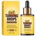 thumbnail image 1 of Protector solar para rostro Gotas autobronceadoras faciales Gotas bronceadoras para rostro y cuerpo Efecto bronceador gradual Bronceador ligero para piel sensible Tono oscuro natural besado por el sol, 1 of 5