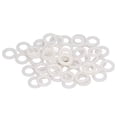 thumbnail image 1 of Flat Washer, Wide Range Appropriate Size Nylon Washer Assortment Kit  For Electronics For Electroplating For Office Equipment M3,M4,M5,M6,M8,M10,M12, 1 of 8