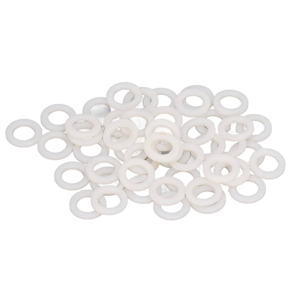 Nylon Flat Washer, High Hardness Nylon Washer Assortment Kit For Electroplating For Electronics For Office Equipment M3,M4,M5,M6,M8,M10,M12