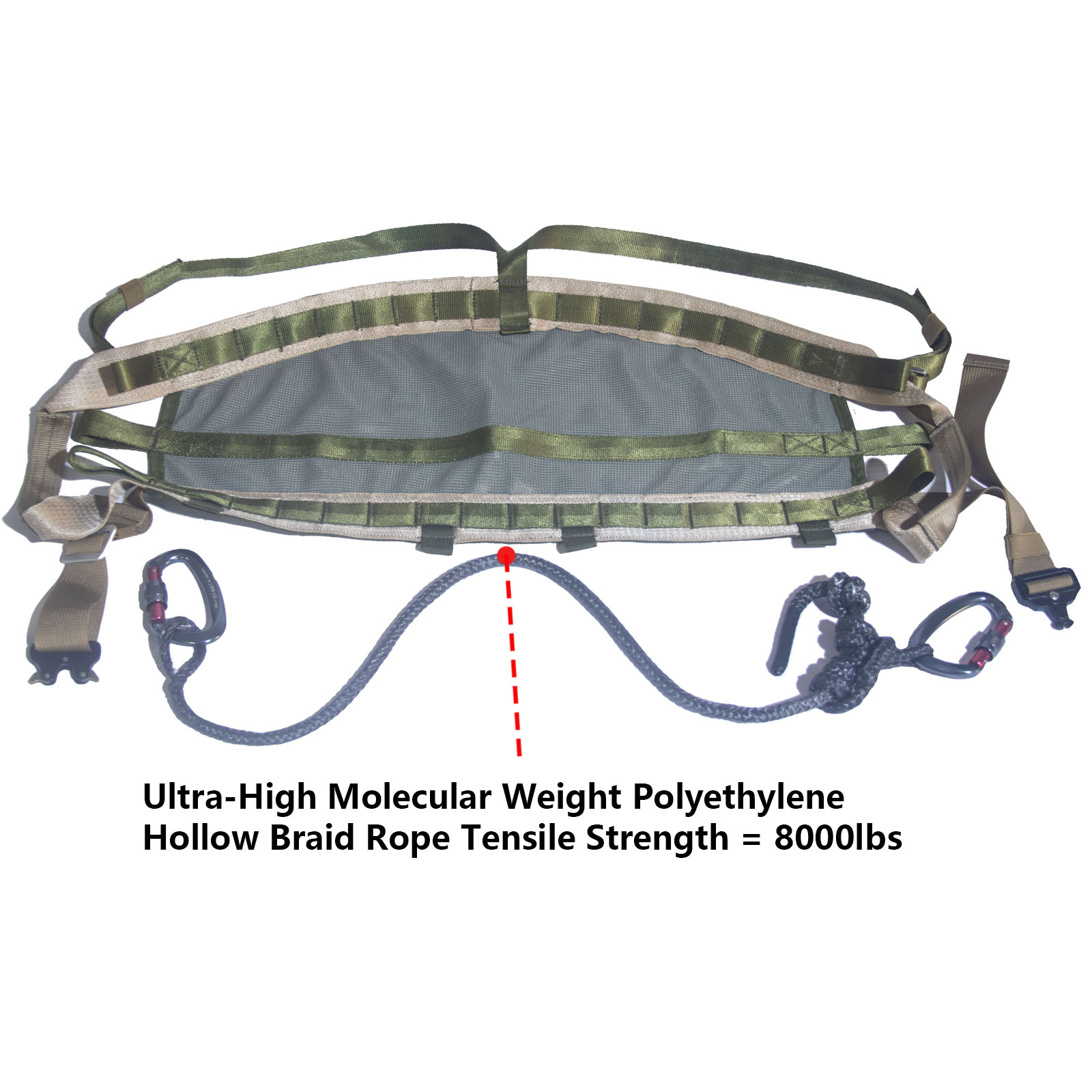 Tree Saddle, Hunting Saddle, Lightweight Tree Saddle, Comfortable Tree Saddle Hunting System Accessories, Includes Adjustable Bridge, Essential Tree Stand Accessories