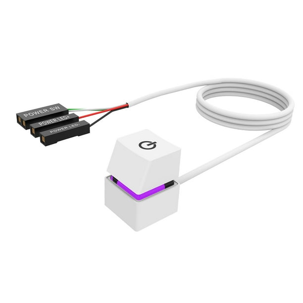 Boton de encendido y apagado con cable de extensión de 6.56 pies Macarena Interruptores remotos para Internet Café boton de encendido pc