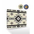 thumbnail image 2 of Brown Aztecs Wall Art for Living Room,Canvas Picture Wall Decor for Bathroom Bedroom,Southwestern Stripe Native American Boho Painting Artwork for Office Kitchen Hallway Dining Room Decor 12"x16", 2 of 8