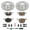thumbnail image 3 of PowerStop Rear Z26 Street Warrior Carbon-Fiber Ceramic Brake Pad and Drilled and Slotted Rotor Kit Fits: BMW Select Models K5711-26, 3 of 9