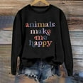 thumbnail image 4 of Christmas Sweatshirt Animal Lover Crewneck Pullover Sweater Whimsical Appreciation Cozy Soft Casual Wear For Ugly Christmas Sweater, 4 of 5