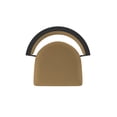 thumbnail image 3 of 861 Artemis 25" Swivel Counter Stool with Black Wrinkle Finish and Canter Saddle Seat and Back, 3 of 5