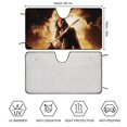 thumbnail image 2 of Pirates of The Caribbean Car Window Sun Shade Visor, Car Sunshade Front, Windshield Visor Shield Cover Foldable Reflector for Car Truck SUV 55"x30", 2 of 8