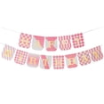 thumbnail image 2 of ZheElen 1pcs Set 16.4ft Blue Paper Card Birthday Decorations For Birthday Party Happy Birthday Sign Happy Birthday Banner Pink 16.4ft, 2 of 6