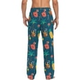 thumbnail image 2 of Blue Penguins Christmas Pajama Pants Mens Lounge Pants Casual Men Pajama Bottoms with Pockets Drawstring, 2 of 7