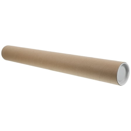 Soimiss Mailing Tube Poster Tube Kraft Paper for Storage of Documents 1Pcs