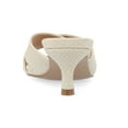 thumbnail image 4 of Journee Womens Berkly Kitten Heel Slip On Open Toe Dress Sandals, 4 of 10