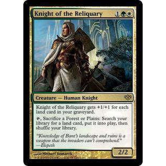 MtG Conflux Rare Knight of the Reliquary (Foil) #113