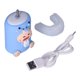 thumbnail image 1 of Cepillo de dientes automático con vibración en forma de U, impermeable, recargable, bonito cepillo de dientes electrónico para niños, color azul, 1 of 14