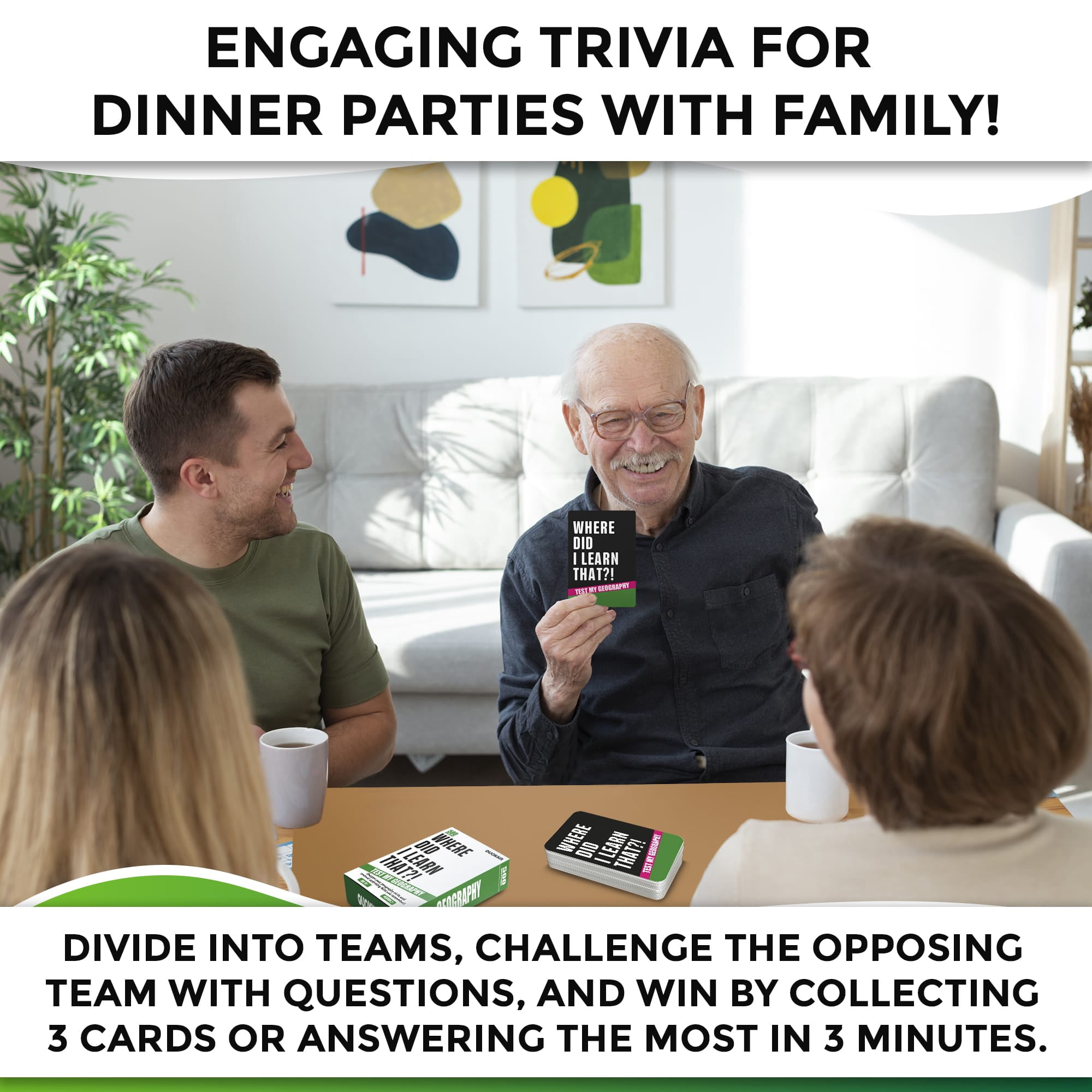 Quokka Trivia Card Games for Adults and Family - Party Board Games for Teens - 2000 Questions 4 Set