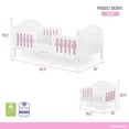 thumbnail image 4 of Rose 3-in-1 Toddler Bed, 4 of 6