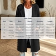 thumbnail image 5 of Bixock Women's Casual Coats Windproof Lapel Collar Long Sleeve Solid Color with Pockets Warm Fall Winter Outerwear Commute Outdoor Daily Wear, 5 of 5