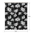 thumbnail image 5 of Pioneer Flower Floral Print Pattern Shower Curtain 72"x84", Bathroom Decorative Shower Curtain Set with 12 Hooks, Waterproof Washable, 5 of 6