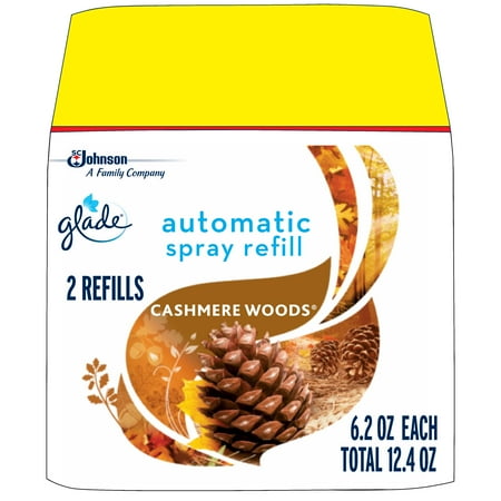 China Cashmere - Glade Automatic Spray Air Freshener Refill, Cashmere Woods , 2 refills, 12.4 oz