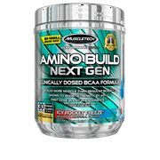 Amino Build Next Gen Energy Supplement, Formulated with BCAA Amino Acids, Betaine, Vitamin B12 & B6 for Muscle Strength & Endurance, Icy Rocket Freeze, 30 Servings (282g)