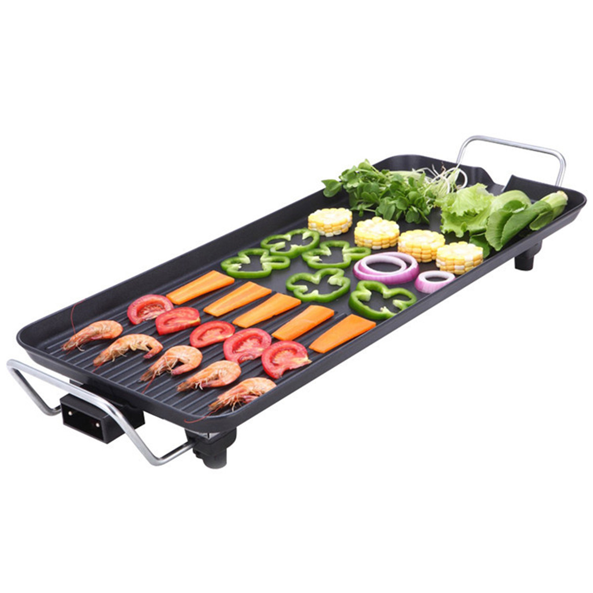 Home, Furniture & DIY Electric Teppanyaki Table Top Grill Griddle BBQ
