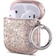 thumbnail image 1 of fundas para AirPods con purpurina rosa, funda protectora, accesorios a prueba de golpes con mosquetón, soporta carga inalámbrica [LED visible] para Apple AirPods 2 y 1, 1 of 5