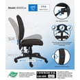 thumbnail image 3 of Boss Office Products Black Multi Function Task Chair with Large Base in Black, 3 of 7