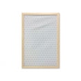 thumbnail image 1 of Animal Print Wall Art with Frame, Continuous Pattern with Simplistic Giraffe, Printed Fabric Poster for Bathroom Living Room, 23" x 35", Pale Grey Charcoal Grey, by Ambesonne, 1 of 2