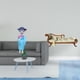 thumbnail image 2 of Estatua de resina de geisha kabuki asiática, figura con kimono japonés, accesorios para dormitorio de estilo rústico, sofá cama de madera en miniatura, 2 of 8