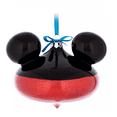 thumbnail image 3 of Disney Parks Mickey Ears Glitter Glass Christmas Ornament New with Tag, 3 of 3