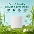 thumbnail image 3 of Toilet Paper 3 Ply, Septic Safe Toilet Tissue, 12 Double Rolls, 320 Sheets Per Roll, Tree Free, Non , Soft and Absorbent,  Dye-Free Paper, White, 3 of 6