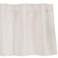 thumbnail image 2 of VHC Brands Simple Life Flax Antique White Farmhouse 16"x72" Valance Rod Pocket Cotton Linen Blend Solid Color Hanging Loops Kitchen Window Curtains, 2 of 8