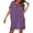 Z-Purple96, variant on JIAYUE Womens Swimsuit Cover-Ups V Neck Above Knee Lace Hollow Solid Color Batwing Short Sleeve Summer Casual Chiffon Bathing Suit Cover Up Dresses