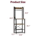 thumbnail image 2 of Outop Kitchen Storage Baker's Racks Easy to Assemble with Instruction Set, Metal, Vintage, 29.28 lbs, 2 of 8