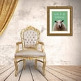 thumbnail image 3 of Fab Funky 12x14 Gold Ornate Wood Framed with Double Matting Museum Art Print Titled - Suck It Up Buttercup Sheep Print, 3 of 4