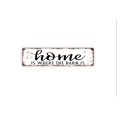 thumbnail image 1 of (Metal de aluminio) Letrero de metal rústico con texto "Home Is Where The Barn Is", divertido letrero de granja para cocina, letrero de calle rústico o placa con nombre para puerta, tamaño: 4 x 16, 1 of 4