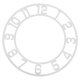 thumbnail image 1 of Reloj de espejo acrílico: moderno reloj decorativo de pared con pegatinas y números romanos para decorar la sala de estar, la entrada del hotel, 25 cm., 1 of 7