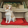 thumbnail image 2 of Kurgo Waterproof Dog Bed, Outdoor Bed for Dogs, Portable Bed Roll for Pets, Travel, Hiking, Camping, Wander Loft Dog Bed, Chili Red, Large, 2 of 5