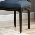 thumbnail image 5 of Noble House Chardean Traditional Dining Chairs, Set of 2, Navy Blue, 5 of 7