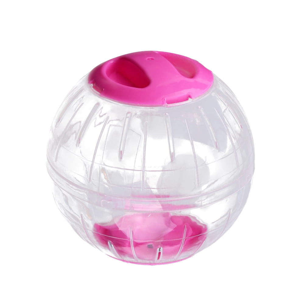 HEATSHAKING 2Pcs Hamster Running Ball Run Exercise Ball Mini Ball for Small Animal Pet (Pink)