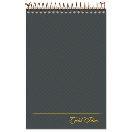 UPC: 0074319208082 | Ampad Gold Fibre Spiral Steno Book  Gregg  6 x 9  Grey Cover  100 Sheets -TOP20808