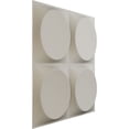 thumbnail image 2 of Ekena Millwork 19 5/8"W x 19 5/8"H Adonis EnduraWall Decorative 3D Wall Panel, UltraCover Satin Blossom White (Covers 2.67 Sq. Ft.), 2 of 6