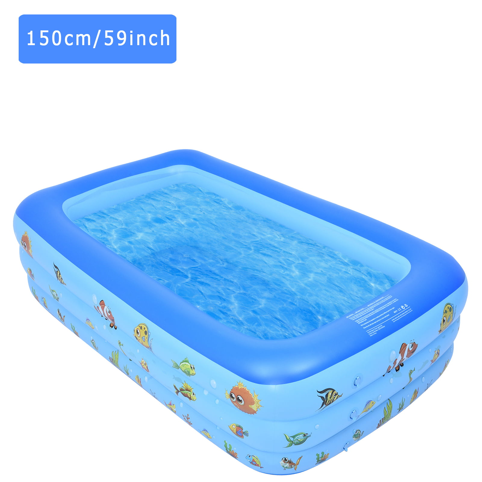 show original title Details about   Child inflatable swimming pool baby bath sun family paddling pool s/m/l 