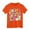 Orange, variant on Girls Tshirts Boys 100 Days Of School Happy Print Short Sleeve Casual Tee Girls' Tops Yellow 4-5 Years