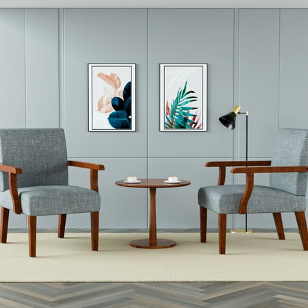 fabric arm chair and table product