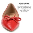 thumbnail image 6 of Journee Collection Womens Devalyn Ballet Pointed Toe Slip On Flats, 6 of 6