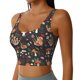 thumbnail image 2 of Balery Mushroom With Snails Sujetadores deportivos con espalda cruzada para mujer, acolchados, sin costuras, de alto impacto, ideales para yoga, gimnasio, entrenamiento y fitness.-Medium, 2 of 8